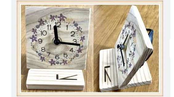 5/30（木）端材等を利用した「木製ミニ置時計」製作教室　14：30開催分