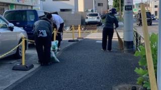 会社周辺剪定・掃除活動