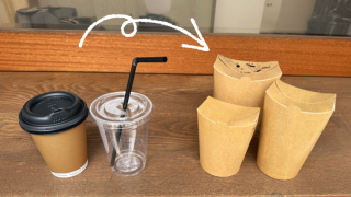 【MUI】テイクアウトは完全プラスチックフリーのカップで