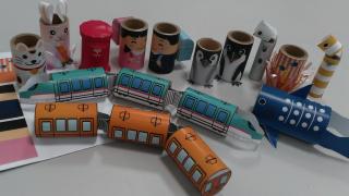 ＜レシート芯で作る楽しい工作コーナー＞　in 宮津ＳＤＧsフェスタ2025