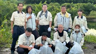 高梁川清掃活動
