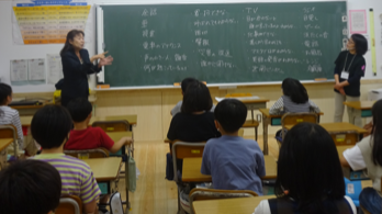 手話体験学習を実施しました @松田小学校