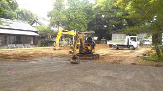 日和佐八幡神社 境内整地ボランティア