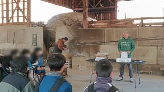 樵木備長炭の力を体感～相生中学校2年生が製炭窯見学と食べ比べ体験～